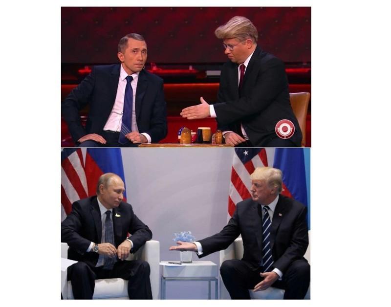 Взрывная реакция соцсетей на первую встречу Путина и Трампа
