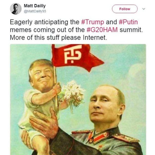 Взрывная реакция соцсетей на первую встречу Путина и Трампа